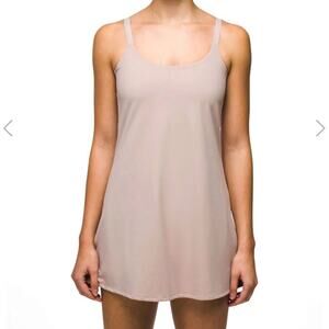 Prana Luxara Dress Womens M Willow Scoop Neck Adjustable Straps Interior Shortie